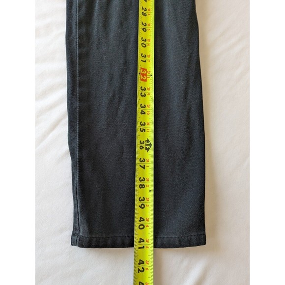 Lauren Ralph Lauren Pants Womens 8 Black Denim Jeans Straight Casual High Rise‎ - Picture 10 of 10